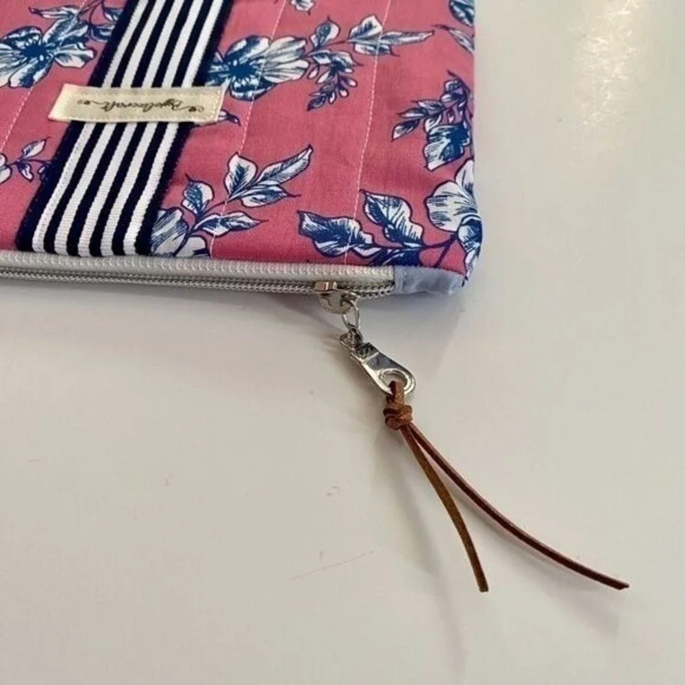 Handmade Makeup Bag Cosmetic Pouch Floral Zipper Travel‎